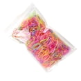 thumbnail image 1 of 1000pcs/bag Baby Girl Disposable Elastics Rubber Hair Bands Children Ponytail Holder Kid Small mixed candy color, 1 of 9