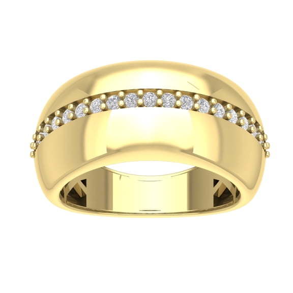 Araiya 10K Yellow Gold Diamond Band Ring (1/3 cttw, I-J Color, I2-I3 Clarity), Size 7