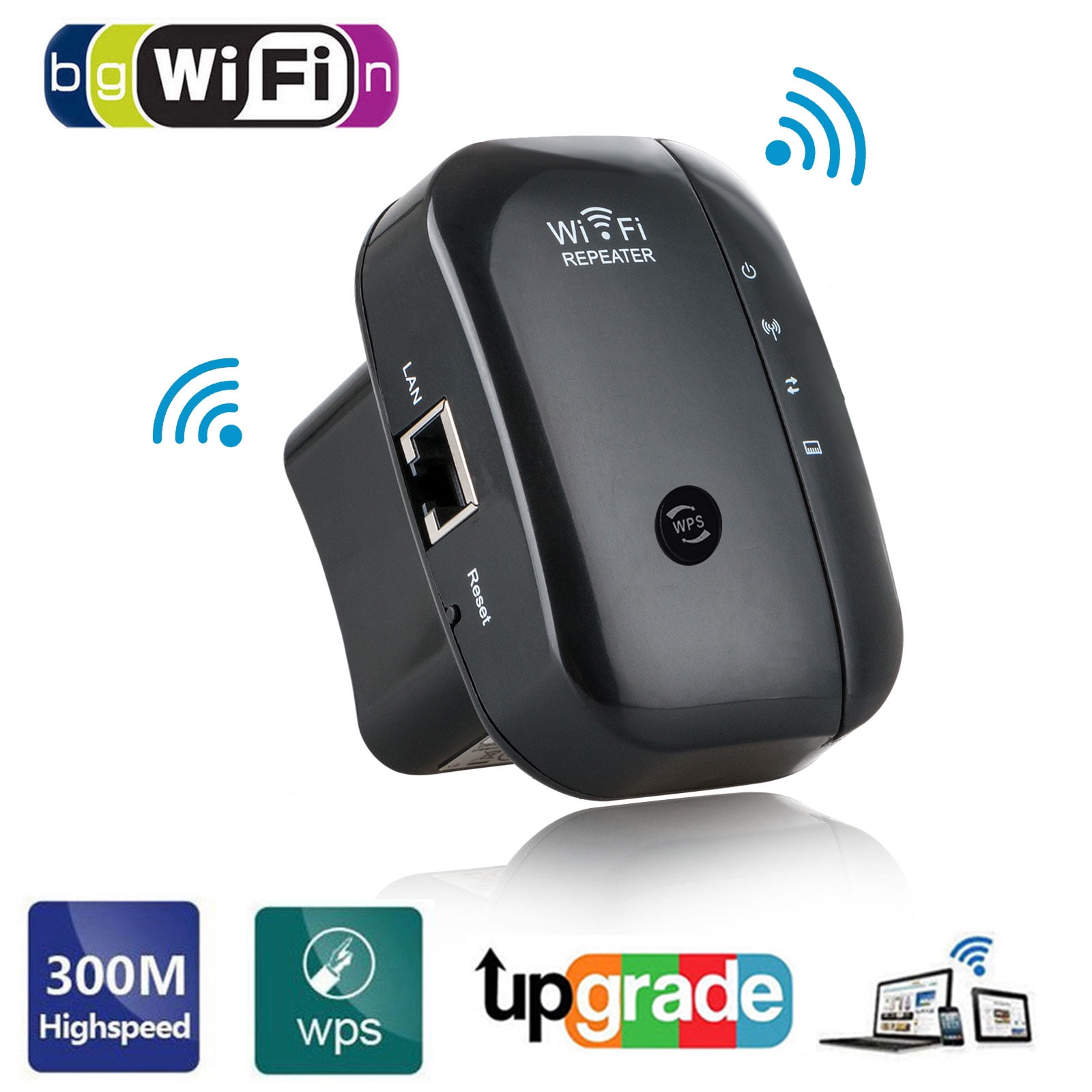 Mini WiFi Repeater, Extender Wireless 300Mbps Access Point 2.4GHz High Speed Network Modes, with Ethernet Port WiFi Signal Internet Booster Compatible Alexas, US - Walmart.com