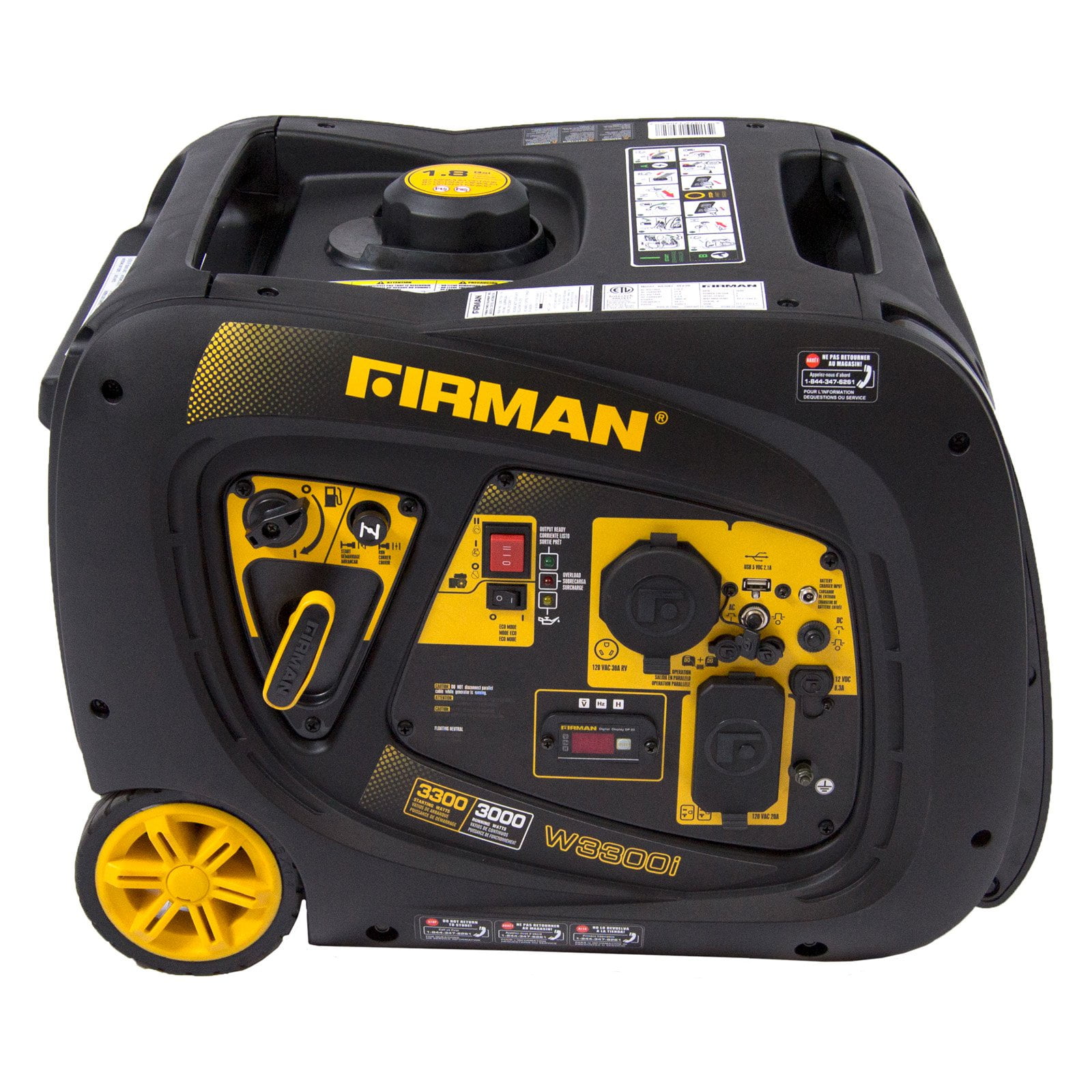Firman Power Equipment W03082 3000 3300 Watt (Whisper Series) Extended Run Time Portable Gas Inverter with Electric... by Sumec