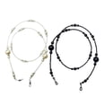 thumbnail image 1 of 2 Pieces Eyeglasses Lanyard Rope Chain Bead Sunglasses Strap Holder Retainer Salvador Cuerda de anteojos moldeados, 1 of 9