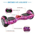 thumbnail image 5 of LIEAGLE Hoverboard with Hoverkart Set, 6.5" Tires 6.2mph & 6 Miles Self Balancing Scooter with Bluetooth and LED Lights, Great Gift, 5 of 8