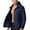 Dark Blue, variant on Big and Tall Men Sun Protection Hoodie Jacket Full Zip UPF 50 Long Sleeve Lightweight Cooling UV Shirts with Pockets