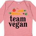 thumbnail image 4 of Inktastic Vegetarian Gift Team Vegan Boys or Girls Long Sleeve Baby Bodysuit, 4 of 5