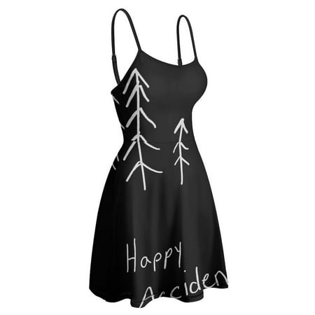 Woman s Dress Happy Accidents Tote Bag for Sale Women s Sling Dress Funny Geek Suspender Dress Novel