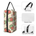 thumbnail image 3 of Goofa Frog Hold Strawberry Printed Toiletry Bag with Handle,Large Capacity Travel Makeup Cosmetic Bag for Women, Carry on Airport Airline Compliant Bag, 3 of 9