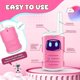 thumbnail image 3 of Walkie Talkies ComedyFun Kids, paquete de 2 unidades para niñas de 3 a 8 años, color rosa, 3 of 7