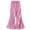 Rose Red, variant on TiaoBug Kids Girls Hip Hop Dance Metallic Trousers Bell Bottom Pants