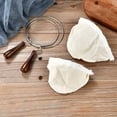 thumbnail image 3 of Cheers.US Fabric Handmade Coffee Filter Strainers Reusable Coffee Dripper Strainer Filter Cloth Mesh with wooden Handle Handmade Coffee Accessories for Home Office Use, 3 of 7