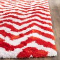 thumbnail image 3 of Safavieh Barcelona Carmella Zigzag Stripes Shag Area Rug, 3 of 5