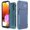 Navy+Green, variant on SaniMore for Samsung Galaxy A13 5G (6.5" 2021) Case, [Sliding Camera Window] Wireless Charging Shockproof Drop Resistant Hybird PC TPU Anti-slip Heavy Duty Protective Shell, Navy Blue