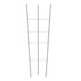 thumbnail image 3 of vidaXL Garden Plant Supports with 4 Rings 5 pcs Green 90 cm Steel, 3 of 5