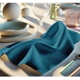 thumbnail image 2 of Vargottam Designer Cotton Twill Napkins - Set of 12, 20-Inch, Blue Solid Color, Durable & Absorbent Cloth Napkins for Dining, Parties, and Home Decor - Machine Washable, 2 of 7