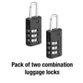 thumbnail image 2 of Master Lock Canada Master Lock Set-Your-Own Combination Luggage Padlocks #646T, 2 of 6