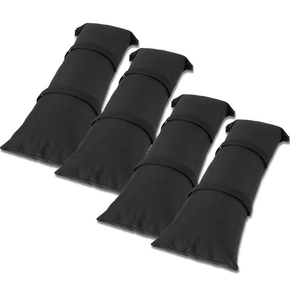 NUAHRHY 4pcs Oxford Cloth Arched Sand Bags With Straps Weatherproof Fillable Outdoor Furniture Sandbags Tear Resistant Umbrella Base Weight Bags for Outdoor Patio