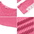 thumbnail image 6 of UVN Long Sleeve Shirts for Women Fall V Neck Lace Blouses Casual Dressy Tunic Pullover Sweaters Tops, 6 of 9