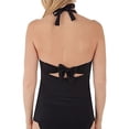 thumbnail image 2 of Tommy Bahama Pearl Solids Underwire Tankini Top, Black, S / D-Cup, 2 of 2