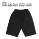 thumbnail image 4 of Pantalones Cortos L Negro Suelto Y Delgado Para Hombres, 4 of 8