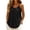 Black, variant on Yigetop Women's Pleated Tank Tops Spaghetti Strap Camisole Curved Hem Fashion Casual 2026 Summer Tops Daily Wear Black L