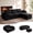 Black, variant on 108" Modern Cloud Couch, Plush L Shaped Sectional Couch with Ottoman, Comfy Boneless Couch Modular Sofa, High-Density Memory Foam Deep Seat, No Assembly Required, Pet-Friendly, Black