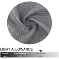 thumbnail image 6 of Haperlare Kitchen Curtains 30"W x 36"L Waffle Woven Textured Light Filtering Cafe Curtains for Bathroom, Gray, 2 Panels, 6 of 7