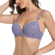 Women's Signature Lace Push-Up Bra add 2 cup sizes