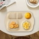 thumbnail image 5 of Platos gruesos para estudiantes, vajilla divisoria para cafetería, platos multiusos, diseño elegante, para niños, platos duraderos para servir, juegos de comedor escolar, 5 of 9