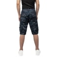 thumbnail image 4 of X RAY Mens Cargo Shorts Camo and Solid Colors 12.5" Inseam Knee Length Classic Fit Multi Pocket, Double Stitch Back Pocket - White Camo, 132, 4 of 8