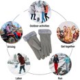 thumbnail image 4 of Guantes cálidos de invierno para mujer, guantes con pantalla táctil, guantes para enviar mensajes de texto a prueba de viento para conducir, senderismo y correr, 4 of 5