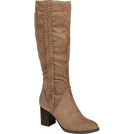 

Women s Journee Collection Gentri Knee High Boot Taupe Microsuede 8.5 M
