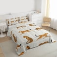 thumbnail image 3 of Castle Fairy Kids Teens Animal Leopard Twin Comforter Sets,Jungle Wildlife Bedding Set, 3 of 8