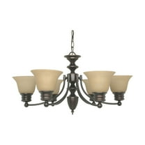 60/1274 Nuvo Lighting Empire-Six Light Chandelier-26 Inches Wide by 14 Inches High     -Traditional Installation