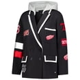 thumbnail image 2 of Women's The Wild Collective Black Detroit Red Wings Original 6 Hooded Blazer, 2 of 4
