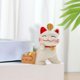 thumbnail image 1 of Lucky Cat Figurine Cat Statue Decoration Fiesta de decoración creativa Feng Shui Crafts Linda escultura para la oficina del dormitorio de estantería 5.5x3x5.5cm, 1 of 8