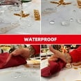 thumbnail image 5 of Waterproof Christmas Rectangle Tablecloth 60x84 Inch - Holiday Decoration Printed New Year's Eve Oblong Table Cloth - Washable Fabric Xmas Table Cover for Party,Kitchen, Dining Room, 5 of 8