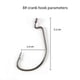 thumbnail image 2 of 300pcs Per Set Offset Fishing Hooks, Type 8 High Carbon Steel Soft Worm Fish Hooks, 2 of 5
