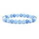 thumbnail image 4 of Pulsera de cuentas de piedra Natural para hombres y mujeres, cuarzo de cristal, amatista, aguamarinas, Jades, joyería, ágata, brazalete elástico, 4 of 4