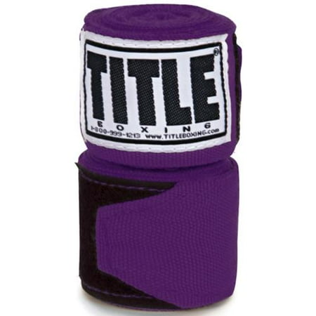Title Boxing 180" Semi Elastic Mexican Handwraps - Purple