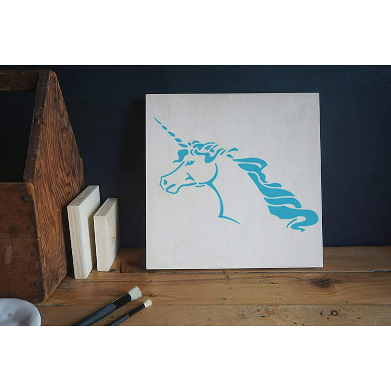 Unicorn Stencils (Pack of 8) Craft Supplies