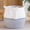 Grey, variant on Grey Fringe Cotton Rope Storage Basket, Large 17"x17", Multi-Use Organizer