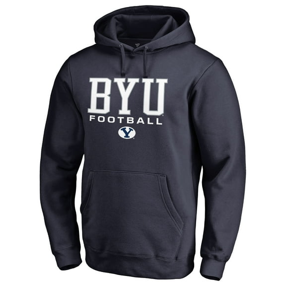 Men's Navy BYU Cougars Team Unity Football Pullover Hoodie