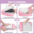 thumbnail image 3 of 7 Set Compression Packing Cubes, Expandable Packing Organizers for Travel Accessories Luggage Suitcase Backpack, 3 of 7