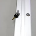 thumbnail image 3 of Ghent's Vinyl 48" x 60" 2 Door Enclosed Bulletin Board in Stone, 3 of 5