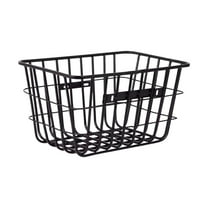 Colaxi Front Rear Bike Basket Cargo Rack. Metal Wire, Basket Cycling Rack Basket for Backyard Cycling Camping Street