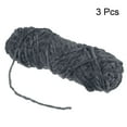 thumbnail image 3 of Unique Bargains Chenille Polyester Dark Gray Yarn, 3 Skeins, 3 of 7