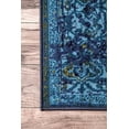 thumbnail image 4 of nuLOOM Reiko Vintage Persian Area Rug, 4 4" x 6, Blue, 4 of 4