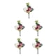 thumbnail image 2 of Bearachild 5 unids/set traje de ramillete de muñeca reutilizable para cualquier evento especial baile Boutonniere inodoro Artificial púrpura Type2 NO2, 2 of 6