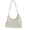 White, variant on Women's Handbag PU Leather Shoulder Tote Bag Glossy Handle Underarm Purse Satchels