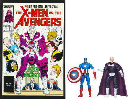 Marvel Universe Magneto & Captain America Action Figure 2-Pack