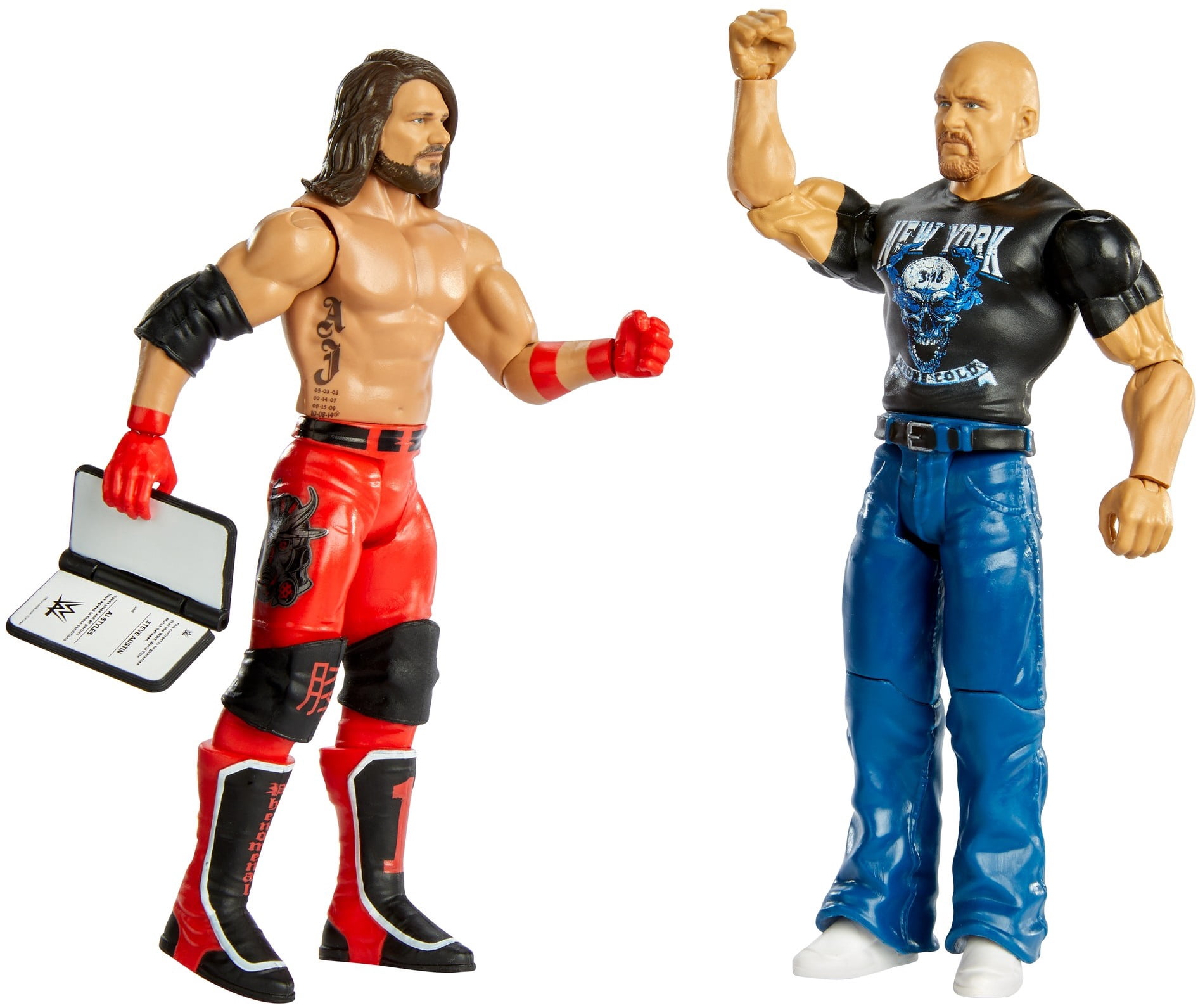 WWE Stone Cold Steve Austin Vs Aj Styles Battle Pack